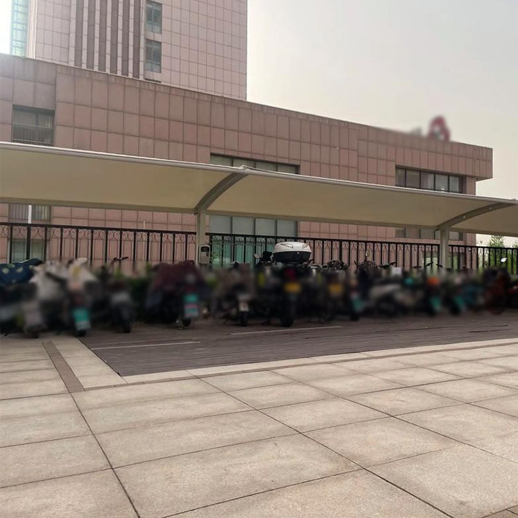 阜平县膜结构电动车棚