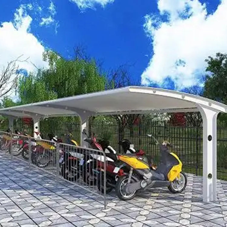 阜平县膜结构电动车棚